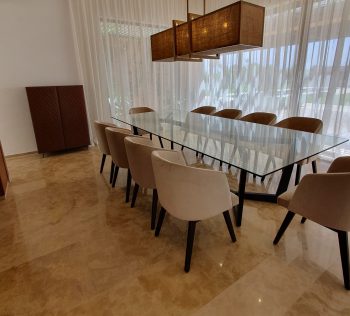 Table en verre trompé 10 Personnes