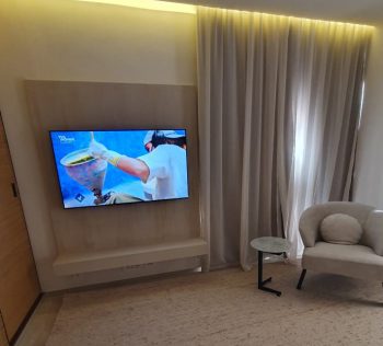 Meuble TV habillage murale