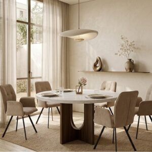 Table à manger ronde Monza