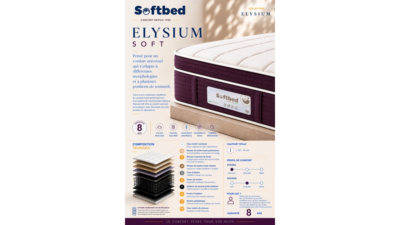 Matelas Elysium Soft