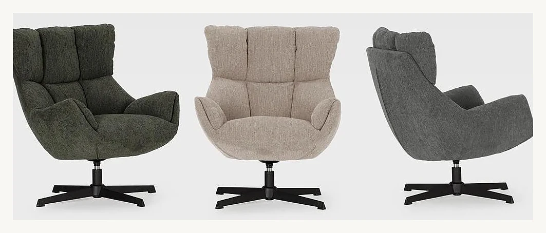 Fauteuil Odette rotatif - vue 2