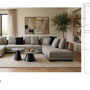 Appartement Type B 2 chambres salon salle a manger
