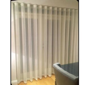 Rideau avec tringle wave électrique